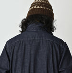 45R 45 Petit Denim Tuck Shirt Dress Nou
