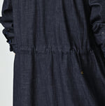 45R 45 Petit Denim Tuck Shirt Dress Nou