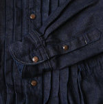 45R 45 Petit Denim Tuck Shirt Dress Nou