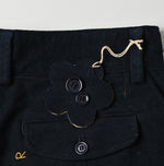 45R Mole Serge Stretch Charlotte Baggy Pants