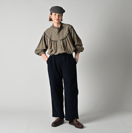 45R Mole Serge Stretch Charlotte Baggy Pants
