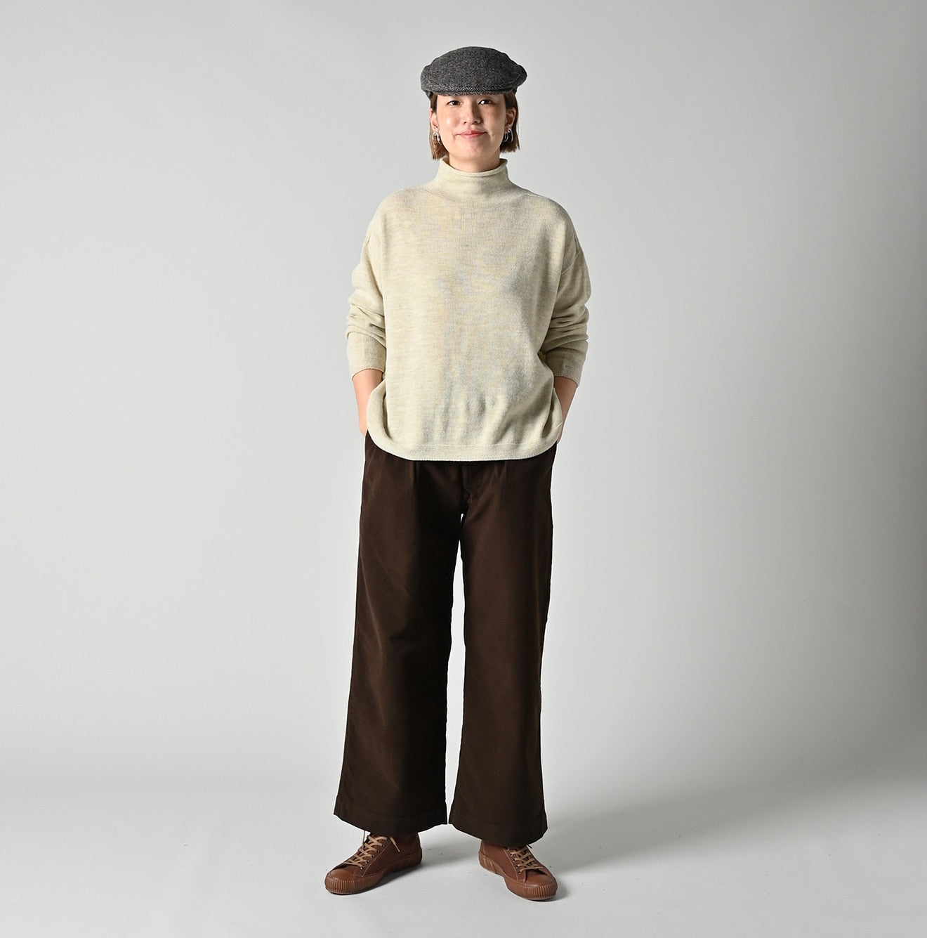 45R Mole Serge Stretch Charlotte Baggy Pants