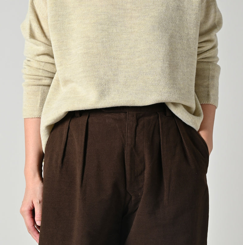 45R Mole Serge Stretch Charlotte Baggy Pants - Image 11