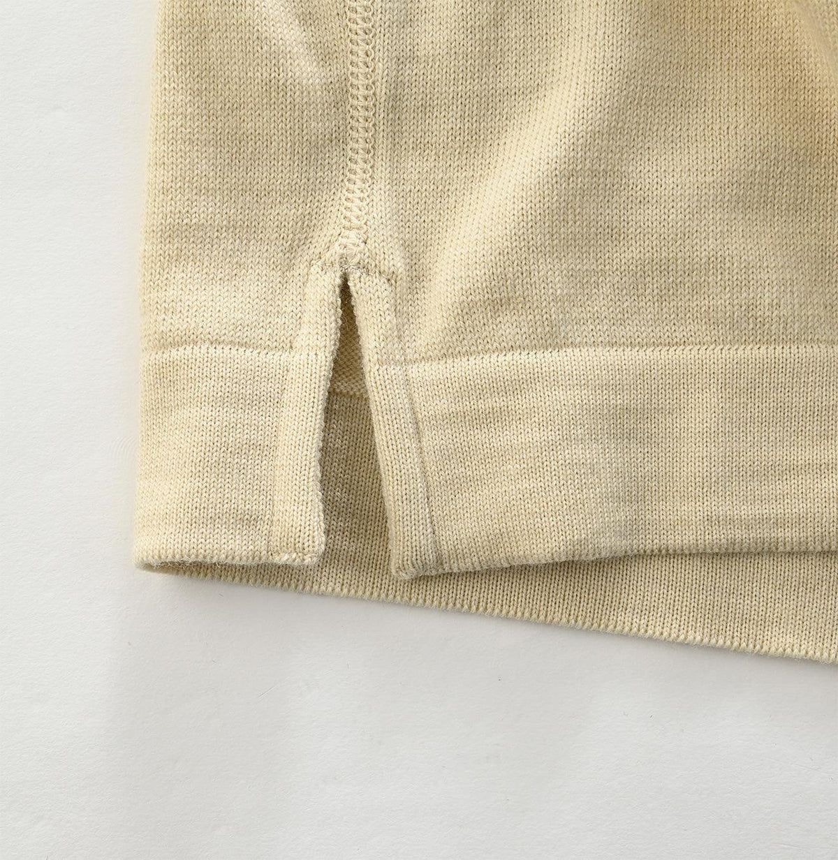 US Wool Knit-sewn Yockneck