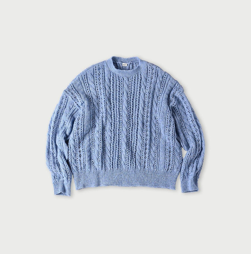 Shetland Cable Lace Sweater - 45R by 45rpm studio - Image 2