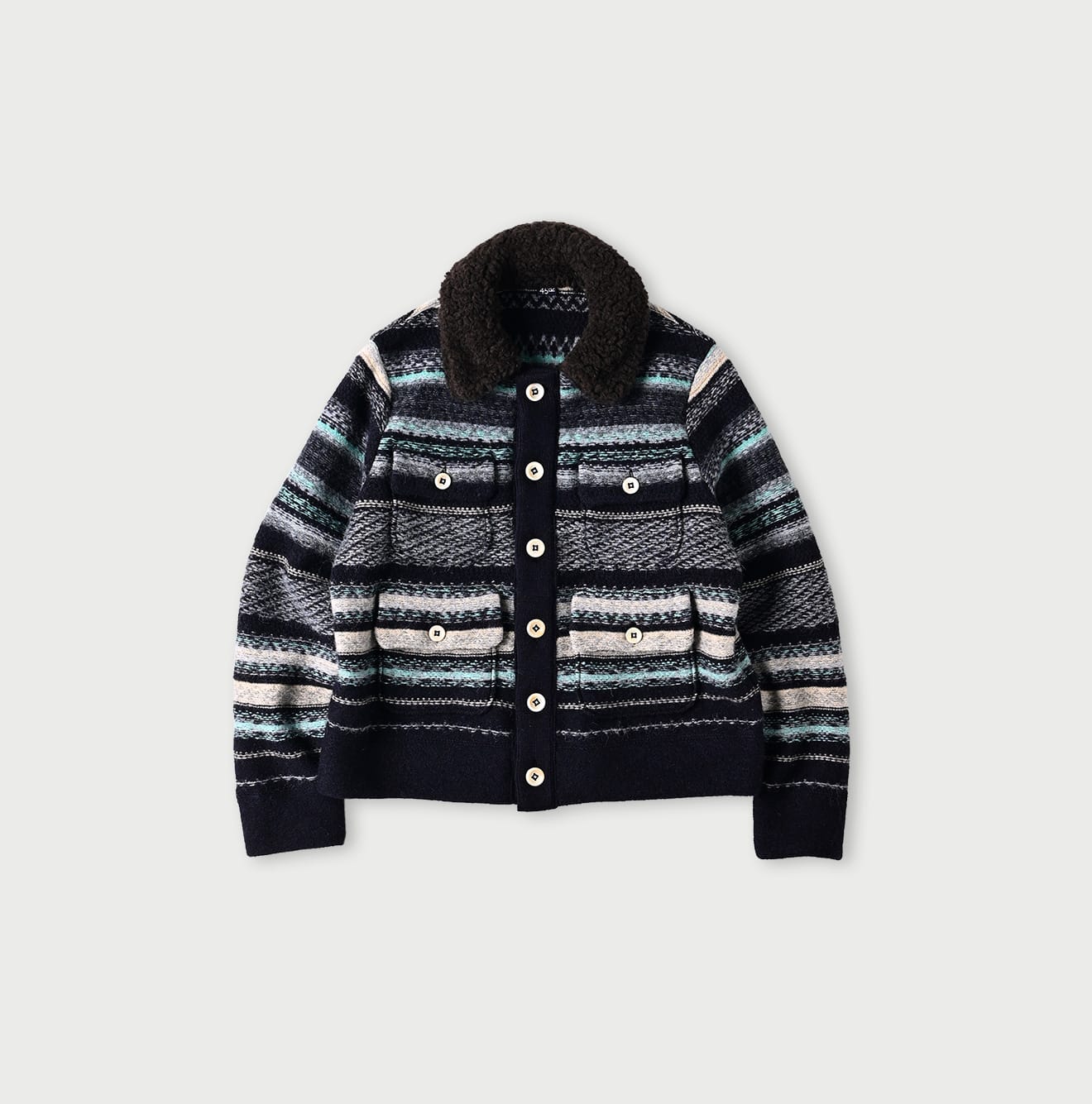 45R Dacapo Fair Isle Blouson