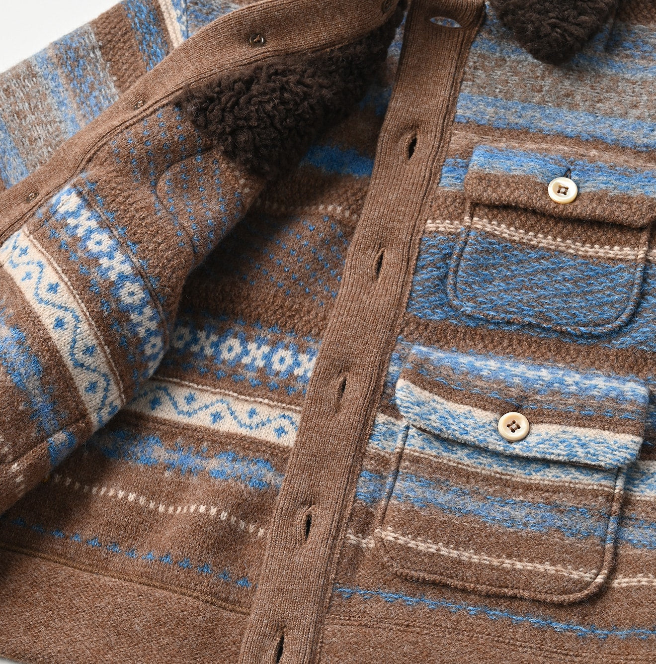 45R Dacapo Fair Isle Blouson