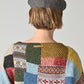 45R Tamatebako Patchwork Tunic Sweater