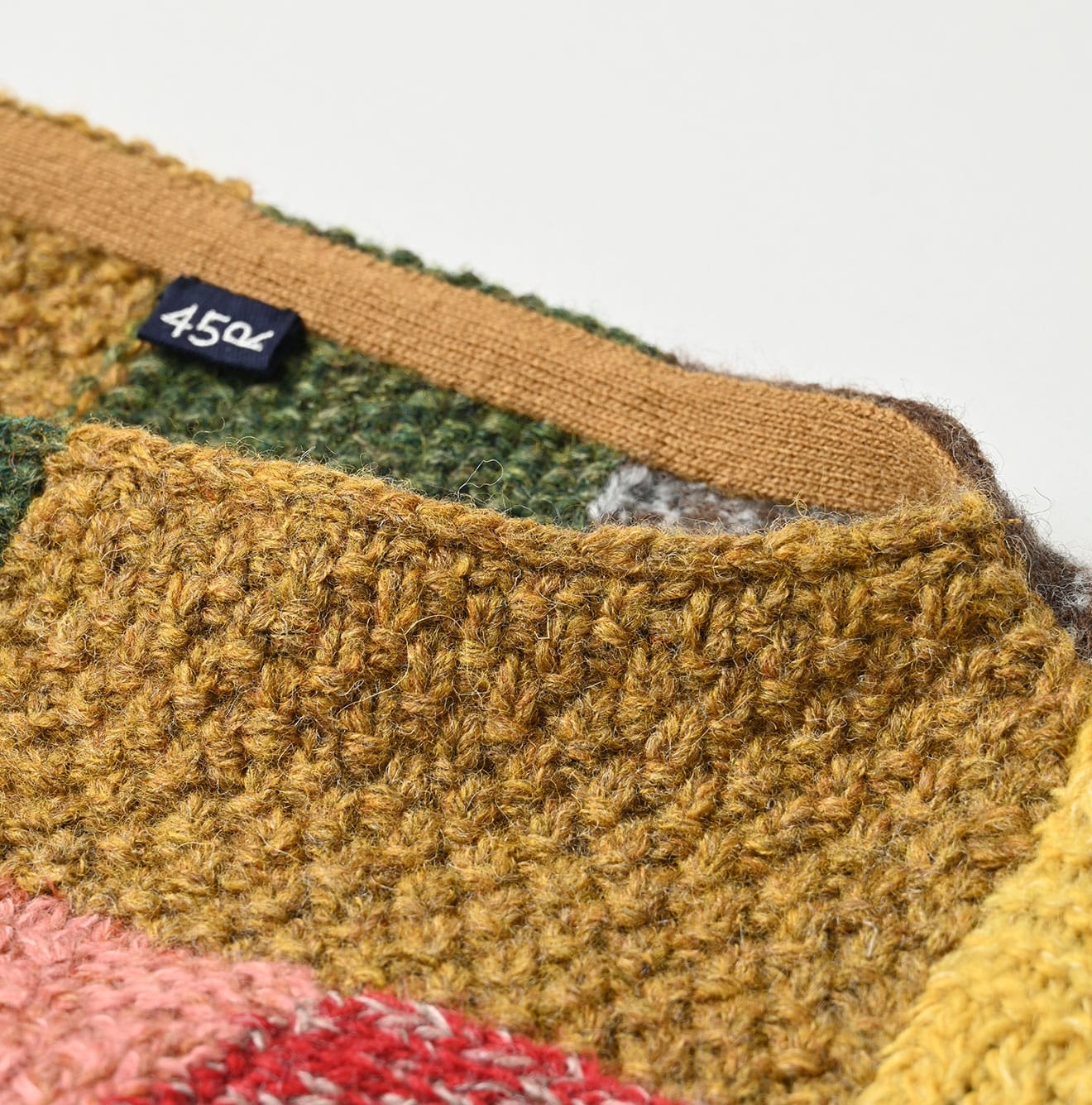 45R Tamatebako Patchwork Tunic Sweater