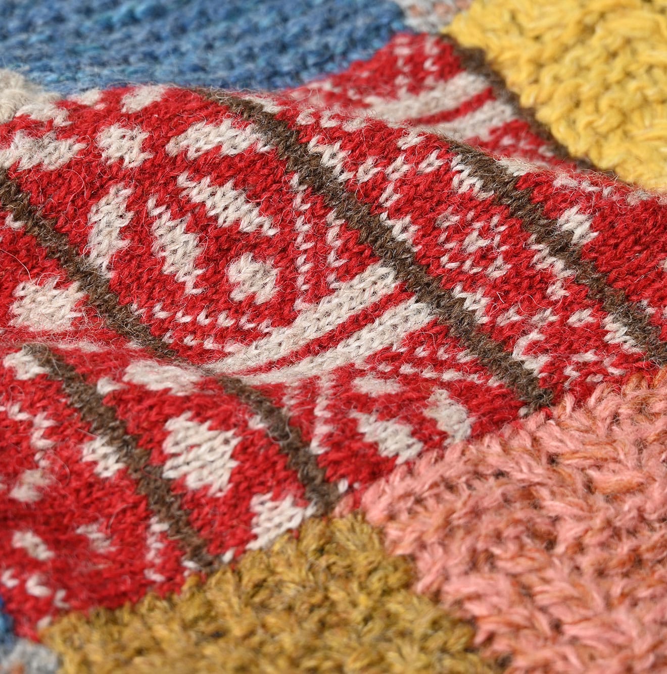 45R Tamatebako Patchwork Tunic Sweater