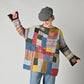 45R Tamatebako Patchwork Tunic Sweater