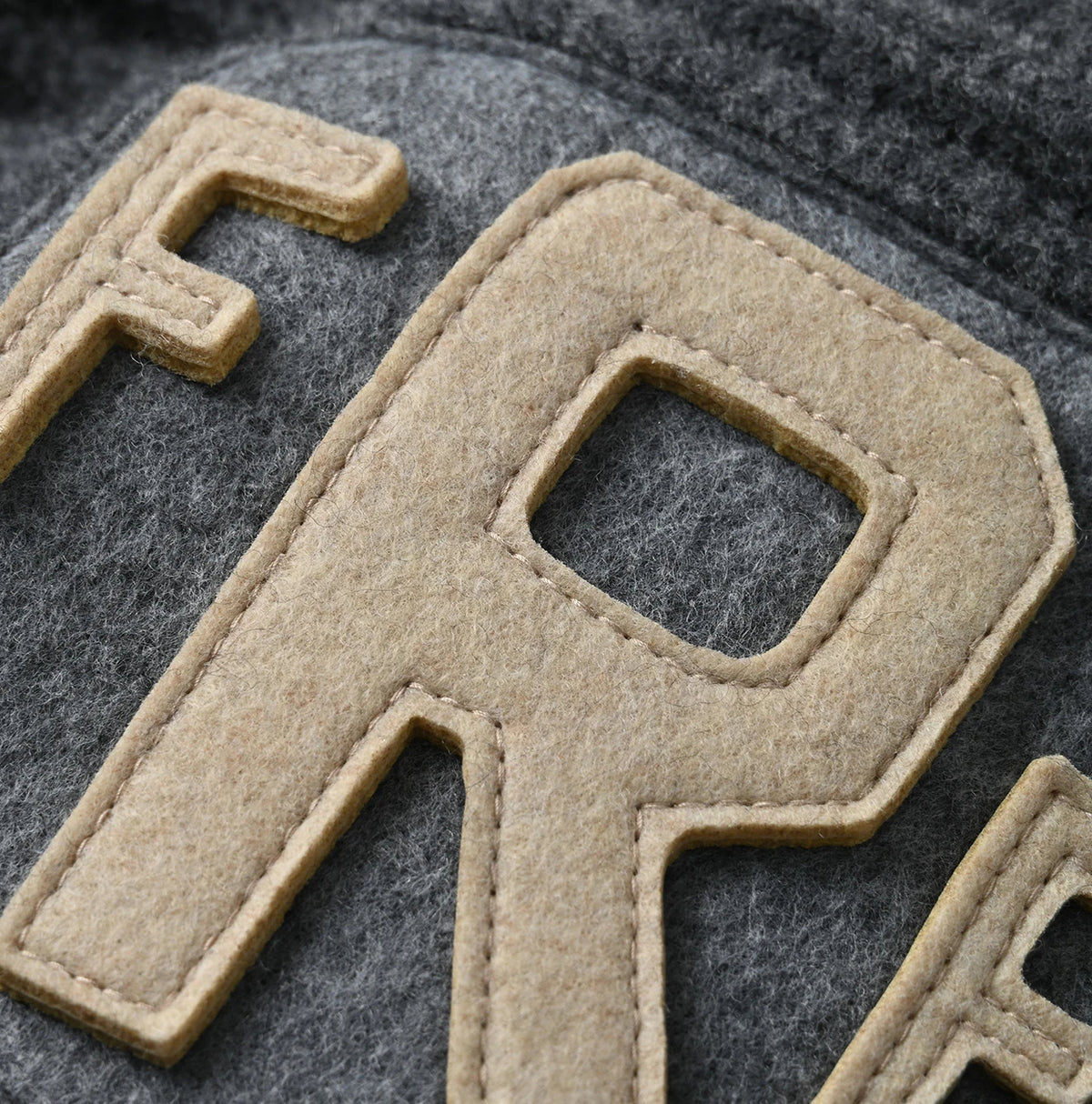 45R Rib Felted Wool Snow Blouson