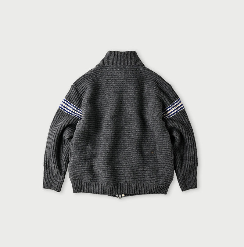 45R Rib Felted Wool Snow Blouson - Image 2