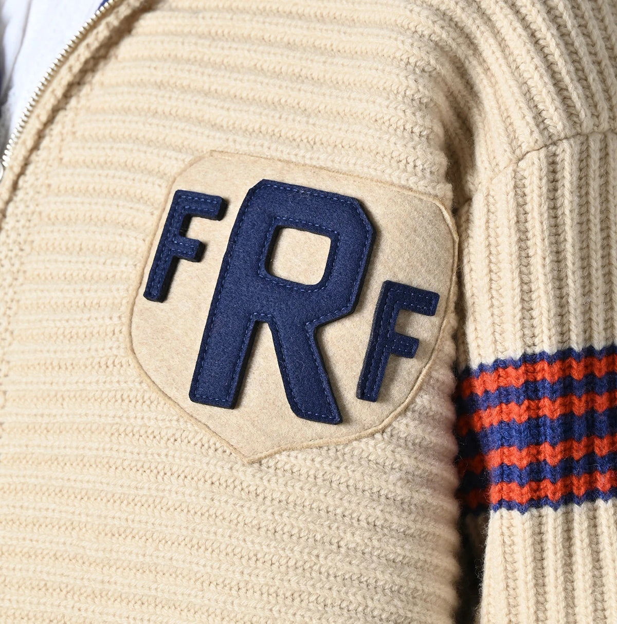 45R Rib Felted Wool Snow Blouson - Image 8