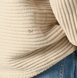 45R Rib Felted Wool Snow Blouson