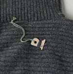 45R Rib Felted Wool Snow Blouson