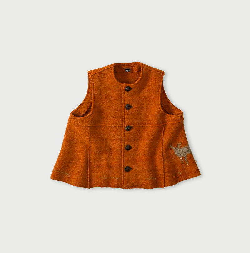 45R Donkey Felted Tent Vest - Image 2