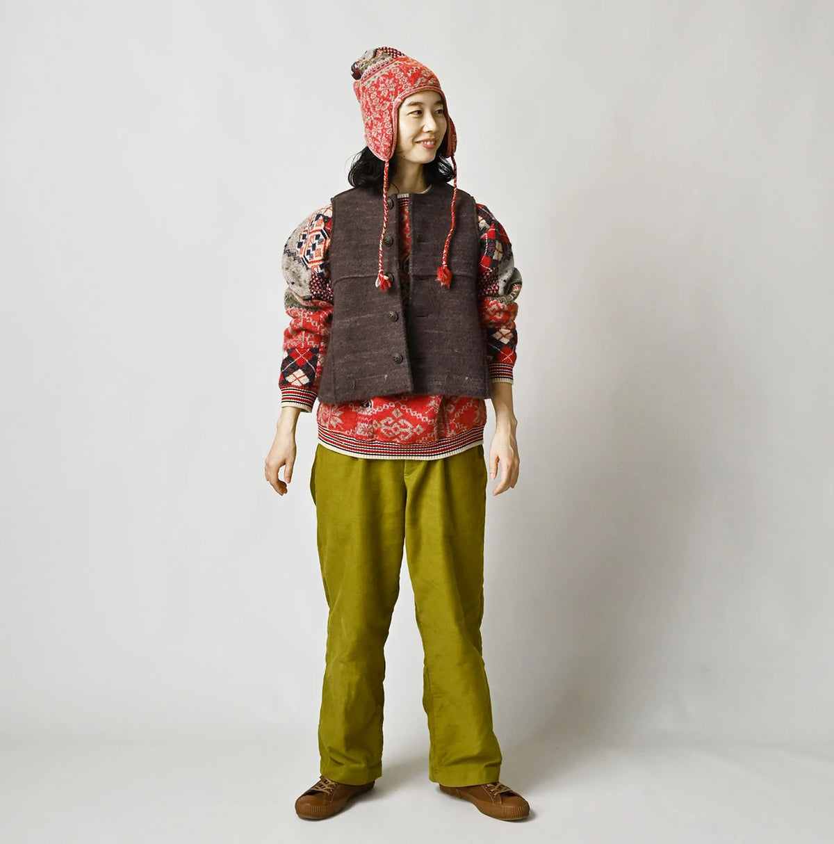 45R Donkey Felted Tent Vest