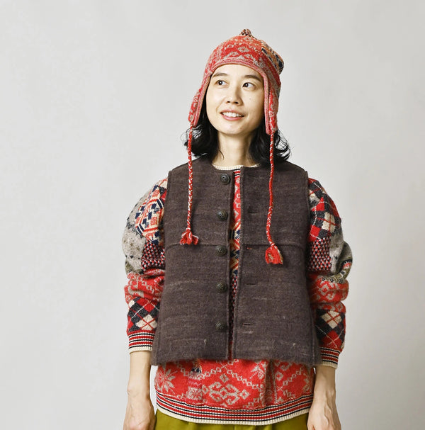 45R Donkey Felted Tent Vest