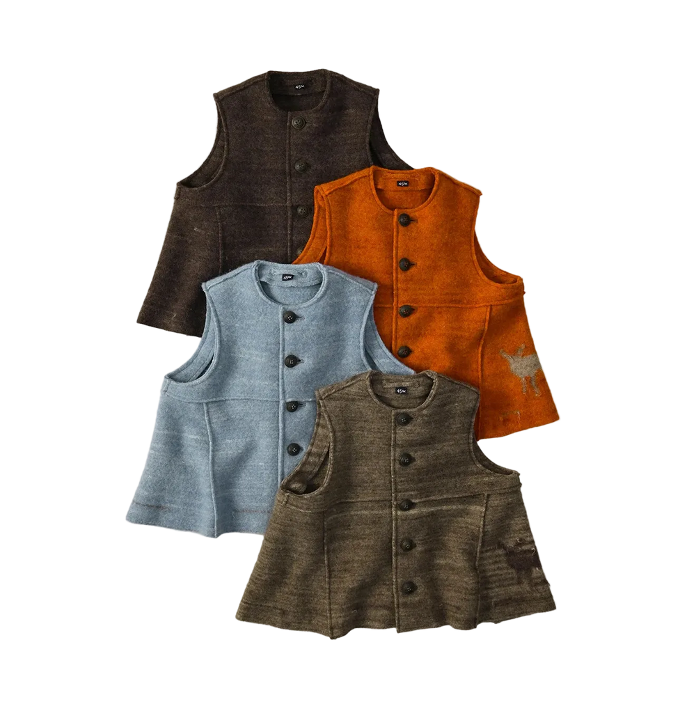Donkey Felted Tent Vest
