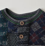 45R Felted Jacquard Patchwork Vest