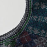 45R Felted Jacquard Patchwork Vest