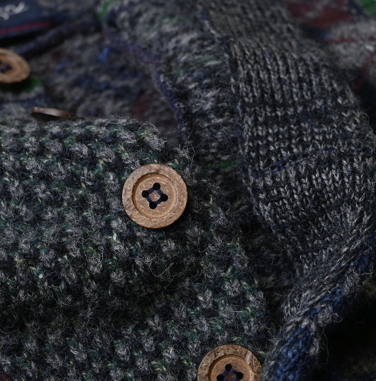 45R Felted Jacquard Patchwork Vest - Image 16
