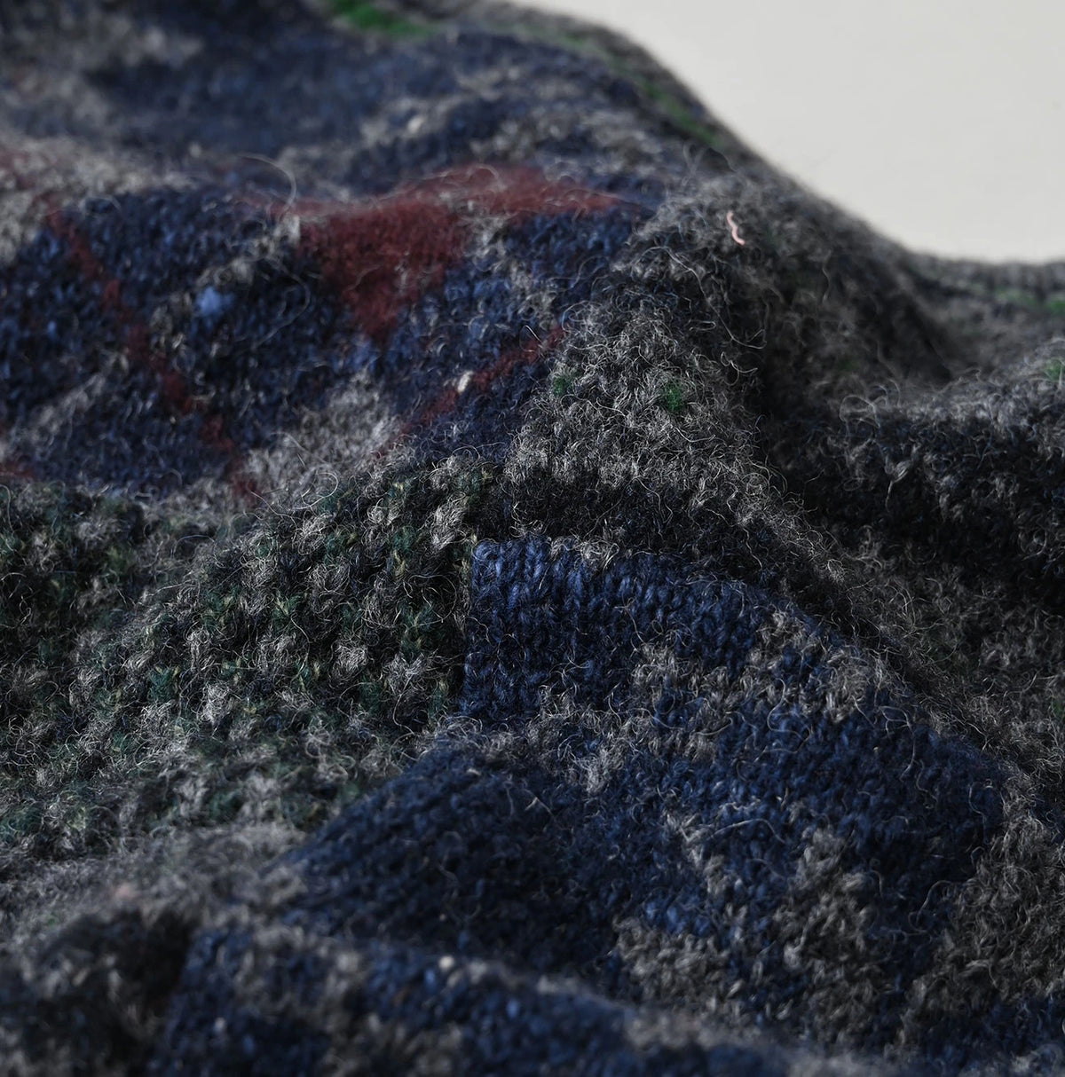45R Felted Jacquard Patchwork Vest