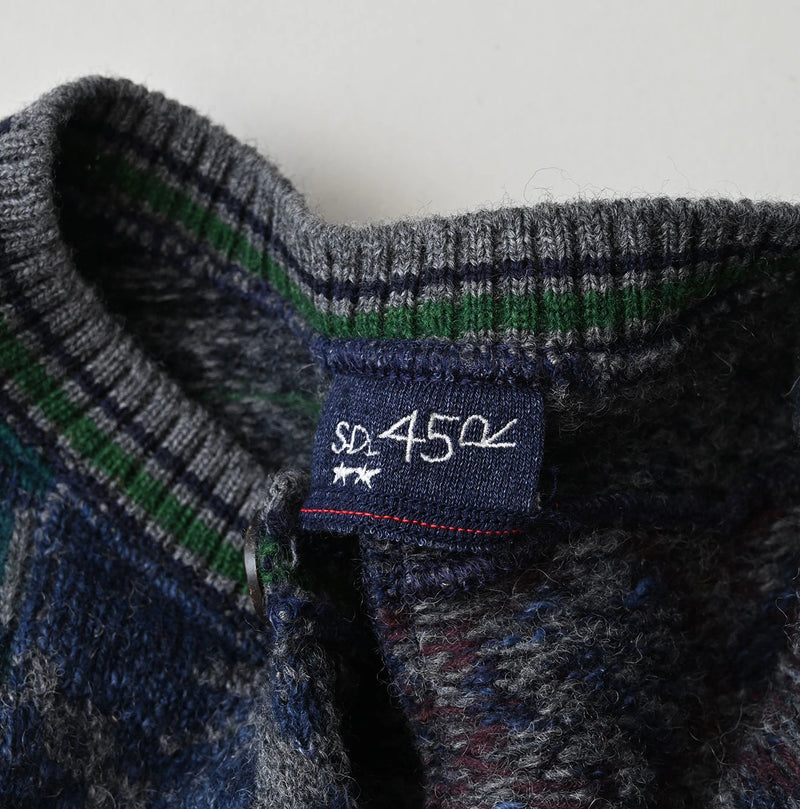 45R Felted Jacquard Patchwork Vest - Image 19