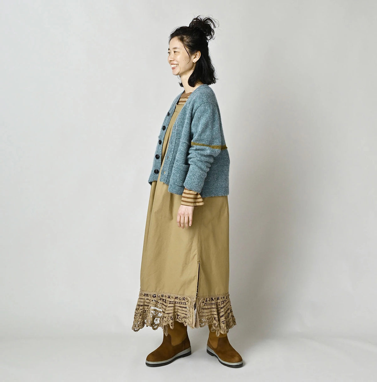 45R Shetland Felted Tent Bolero
