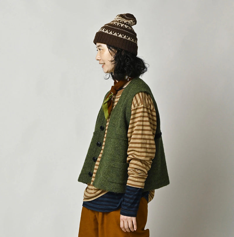 45R Shetland Felted Vest - Image 6