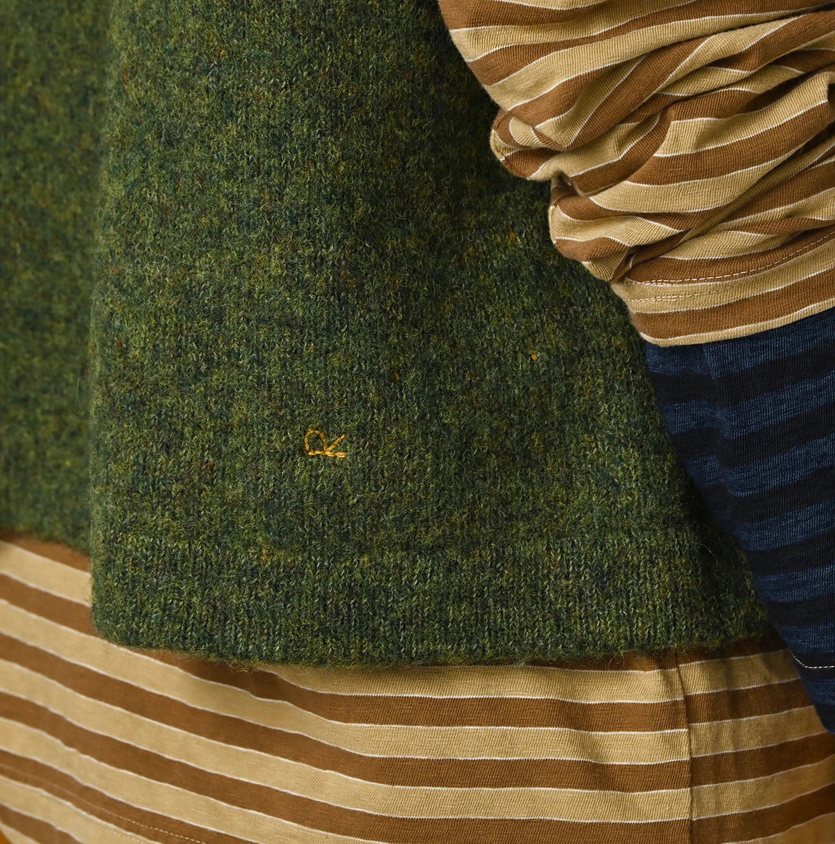 45R Shetland Felted Vest - Image 13