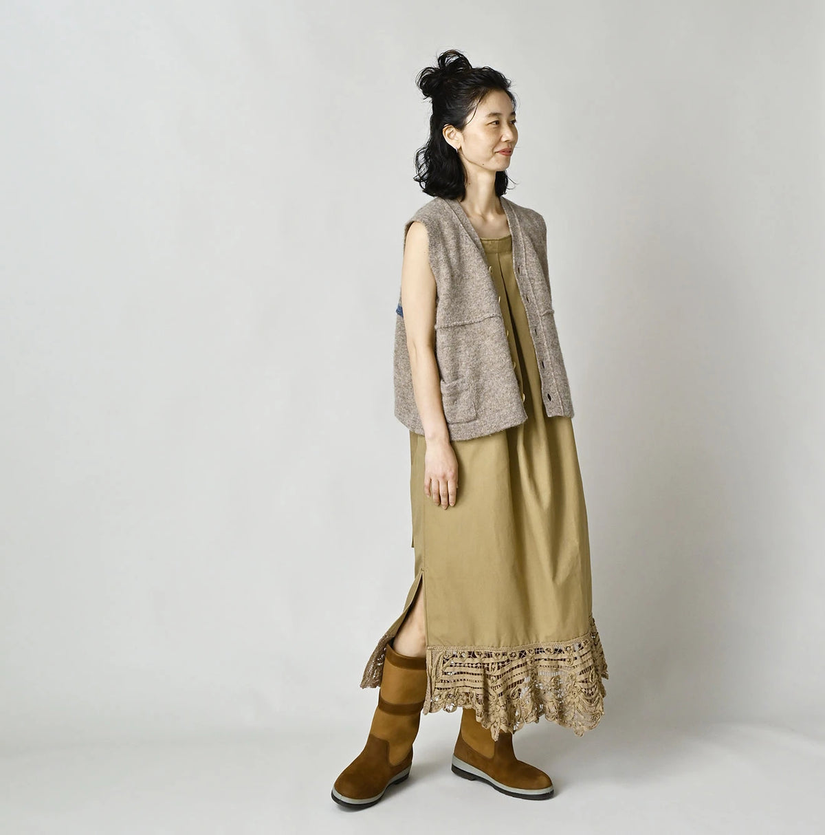 45R Shetland Felted Vest