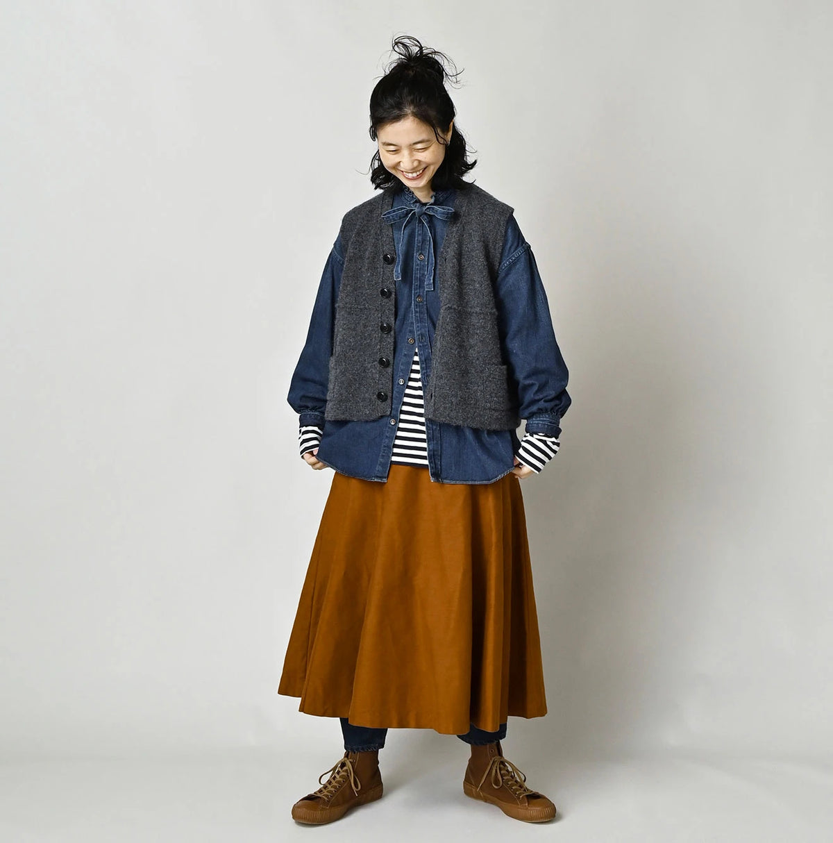 45R Shetland Felted Vest