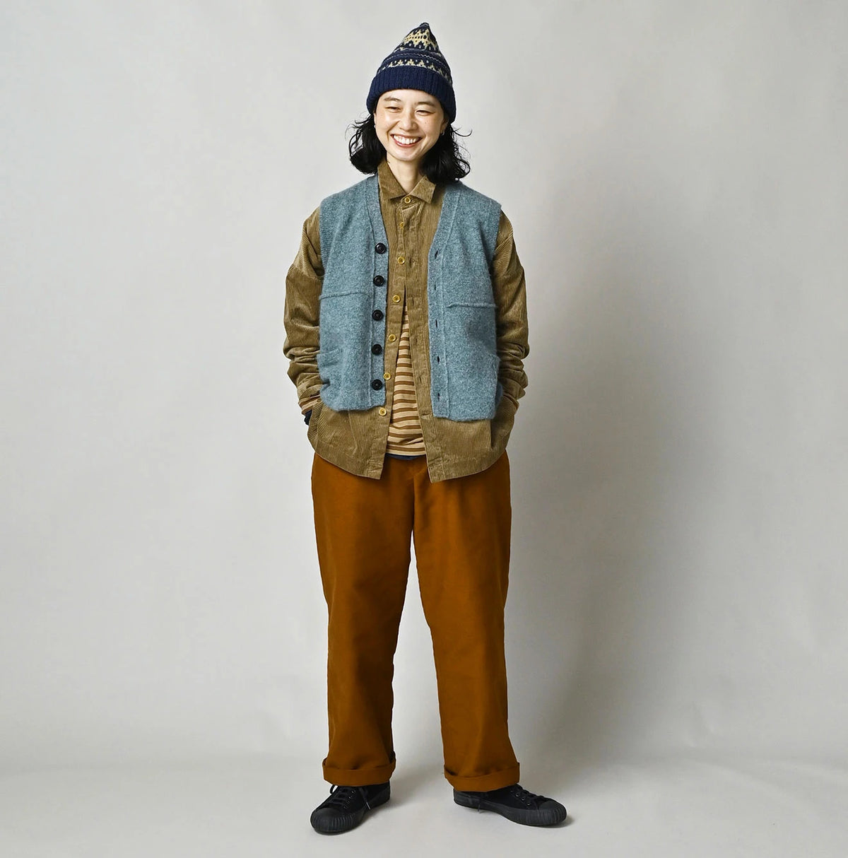 45R Shetland Felted Vest - Image 18