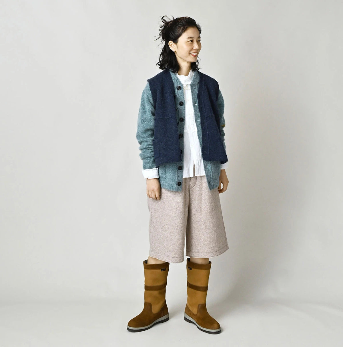 45R Shetland Felted Vest