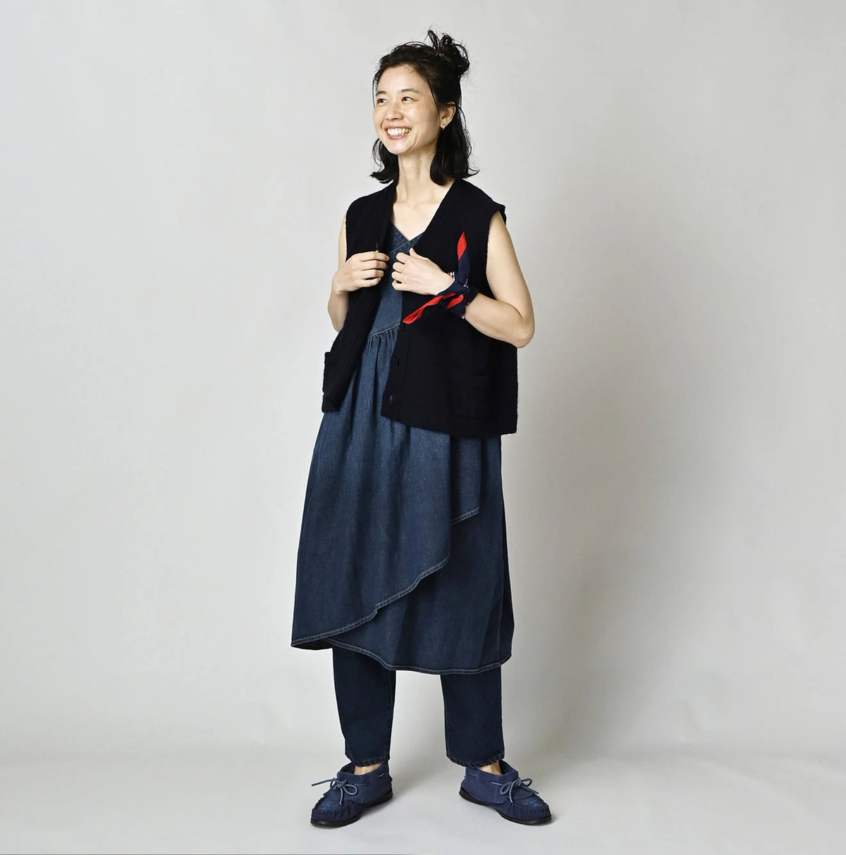 45R Shetland Felted Vest - Image 21