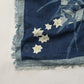 45R Indigo Supima Twill Noaflower FUROSHIKii