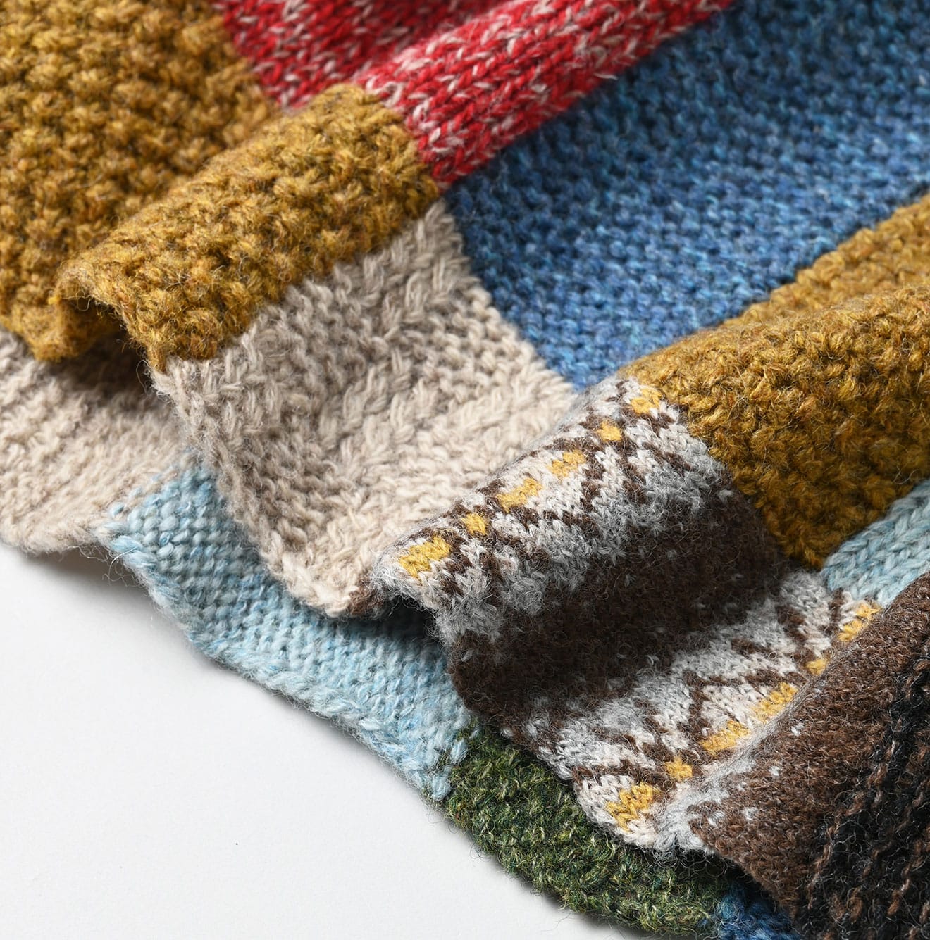 45R Tamatebako Patchwork Poncho
