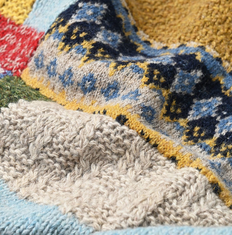 45R Tamatebako Patchwork Poncho