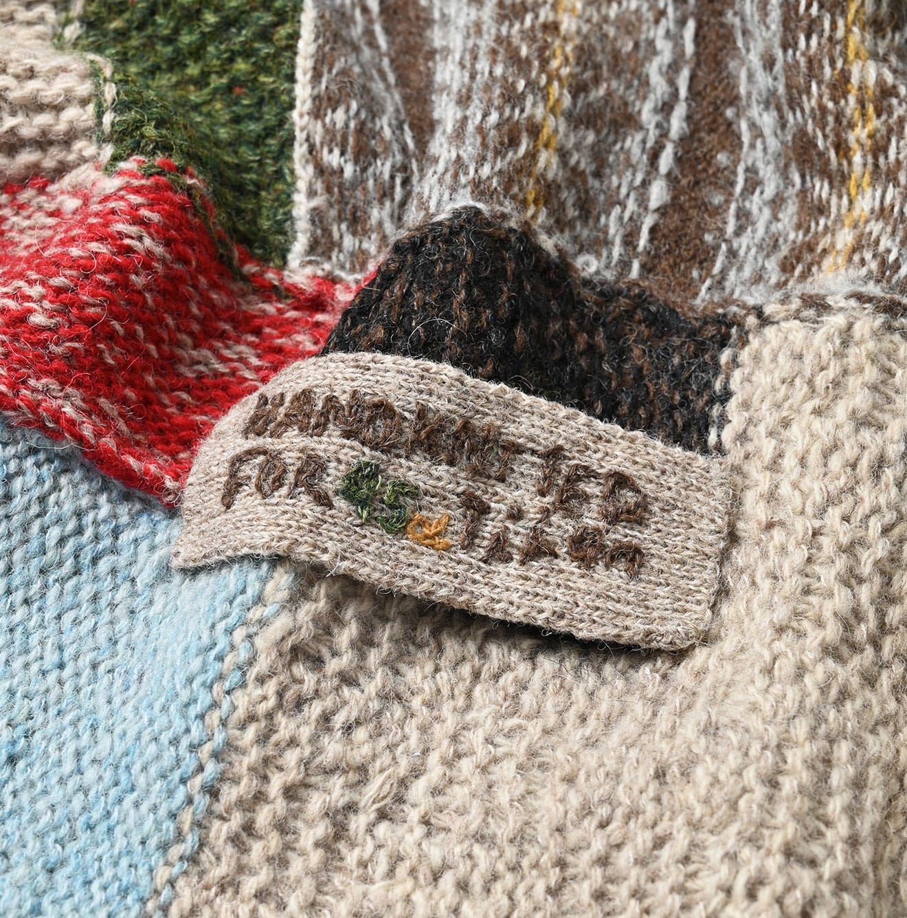 45R Tamatebako Patchwork Poncho