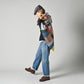 45R Tamatebako Patchwork Poncho