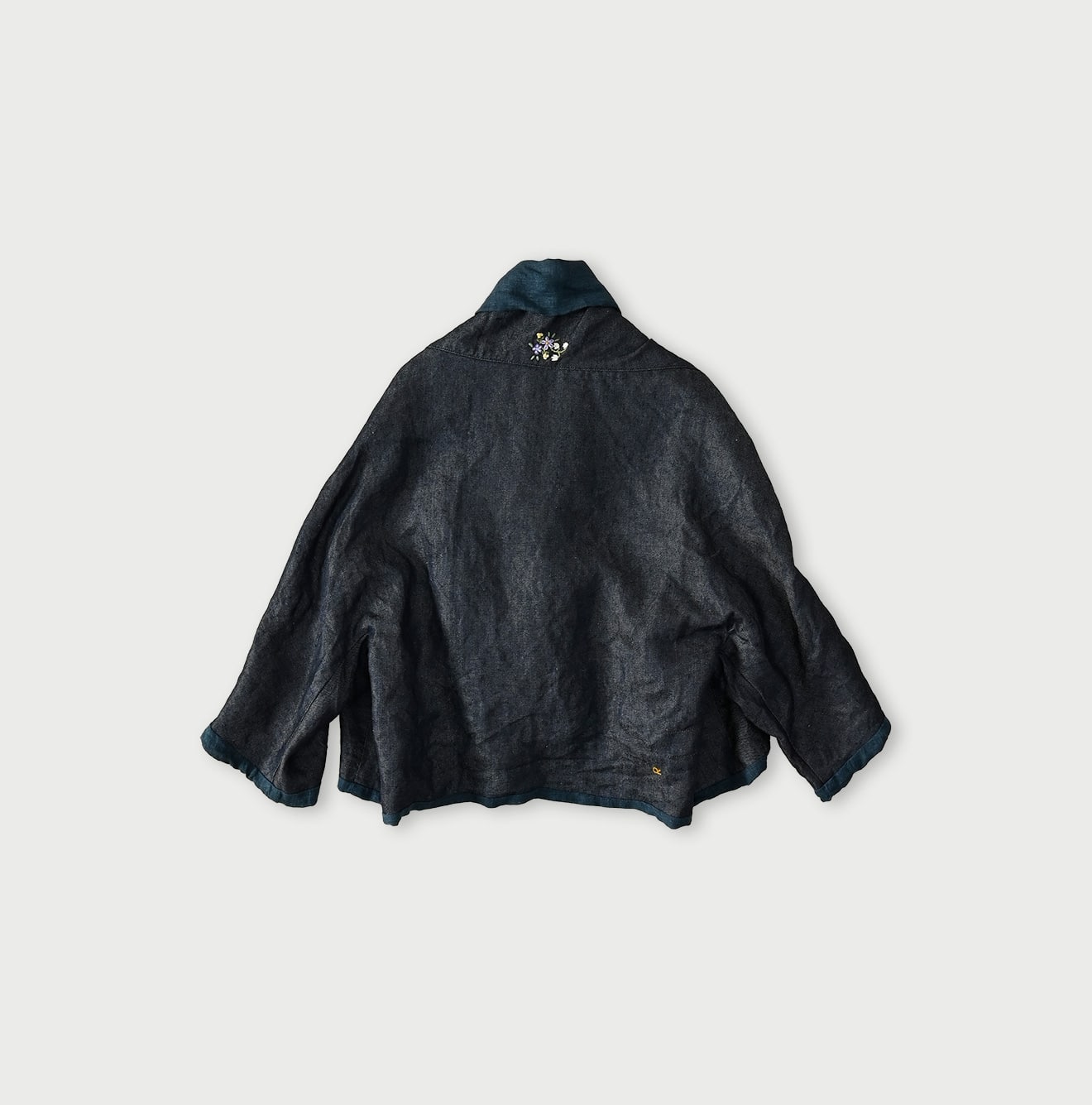 45R Ai Indigo Embroidery Bolero