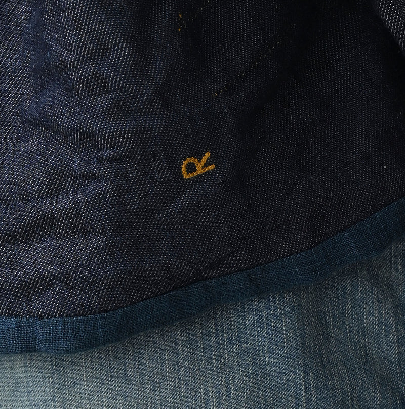 45R Ai Indigo Embroidery Bolero