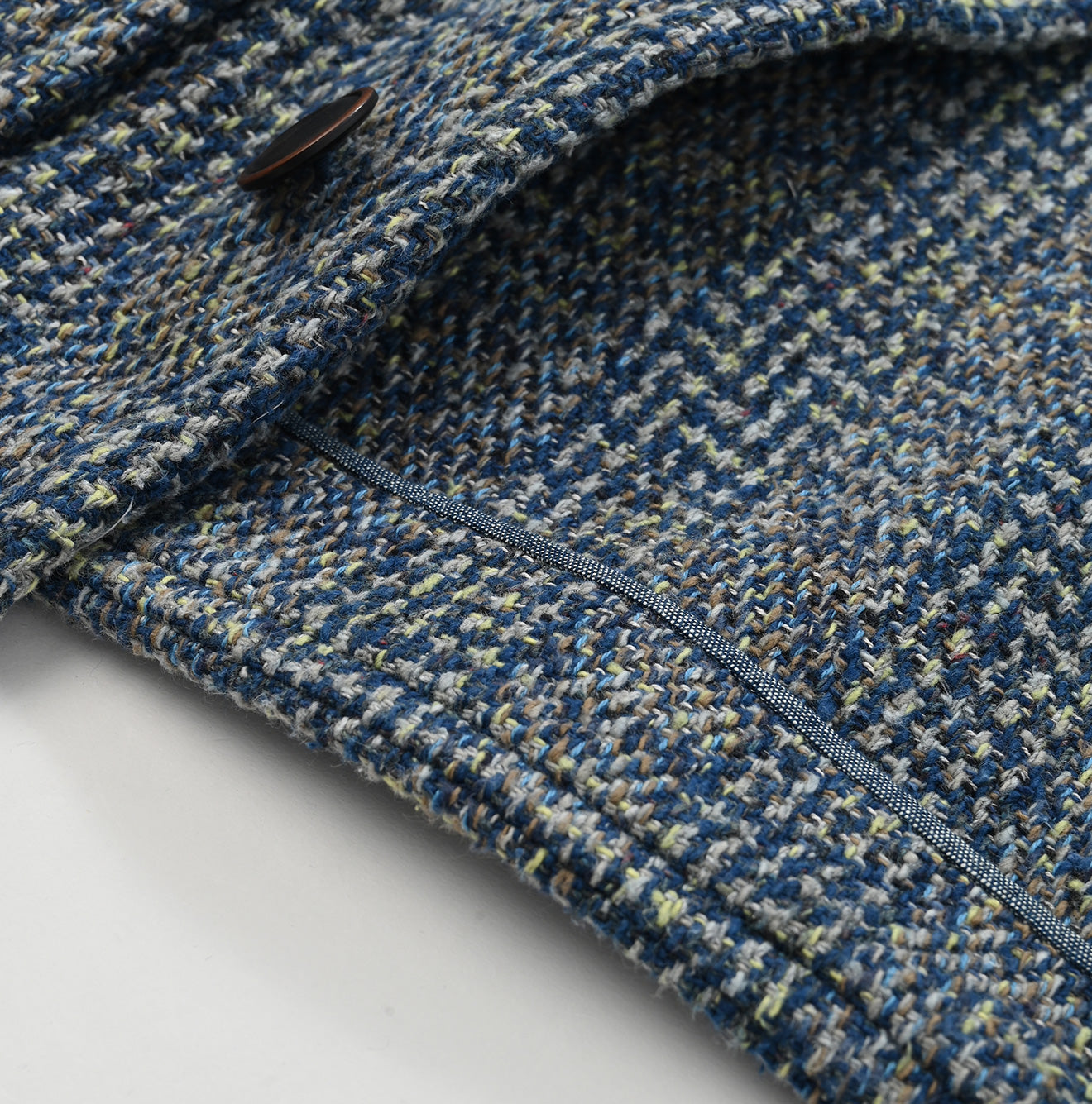 Ai Indigo Tamatebako Tweed Annie Jacket