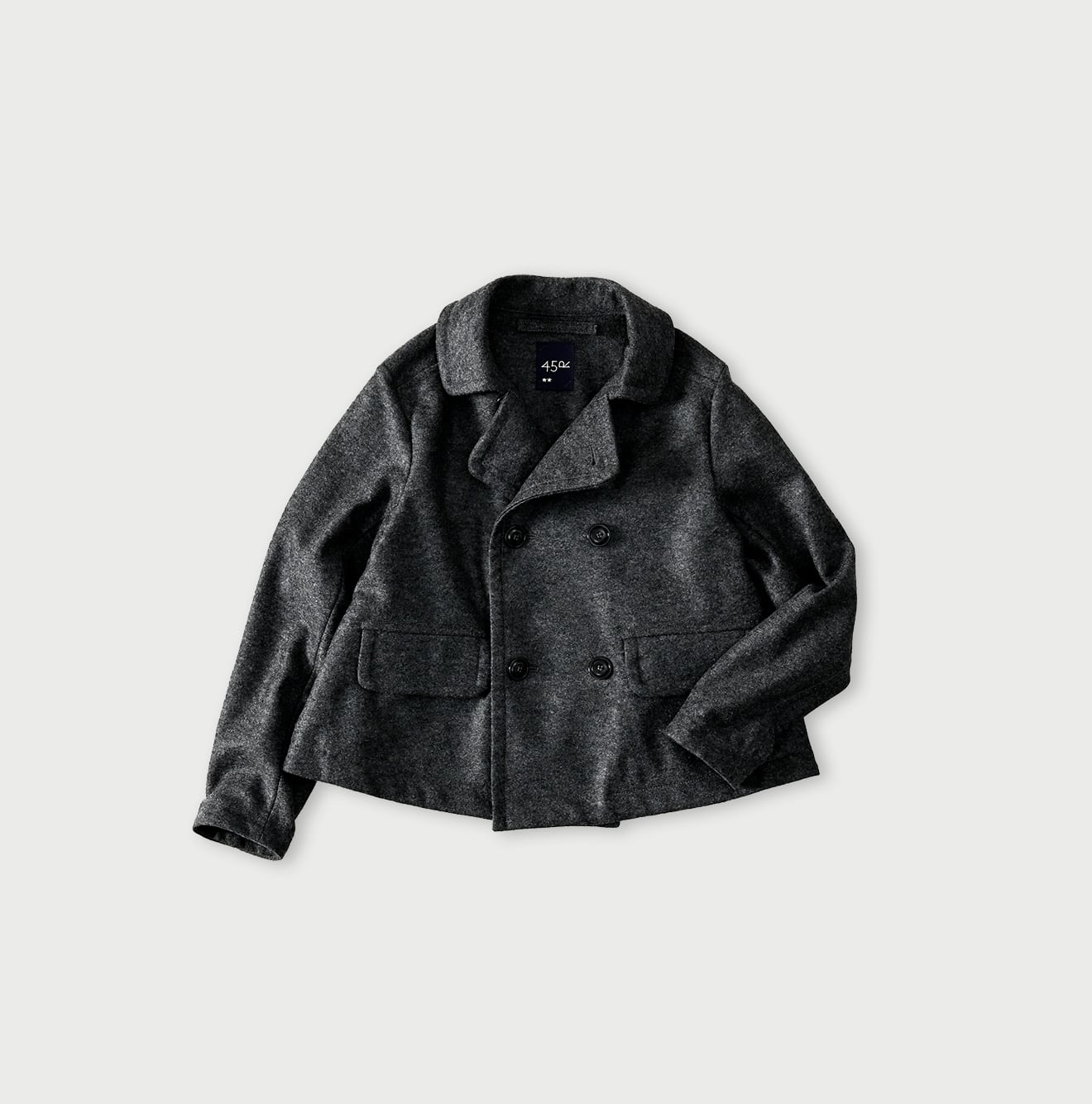 45R Jersey Flannel Annie Jacket (Gray Top-dyed)