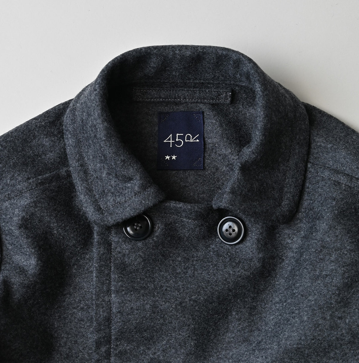 45R Jersey Flannel Annie Jacket (Gray Top-dyed)