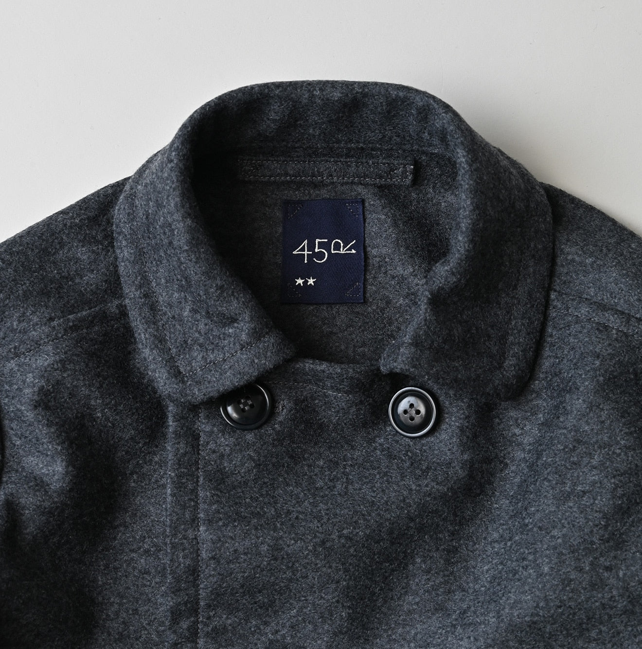 45R Jersey Flannel Annie Jacket (Gray Top-dyed)