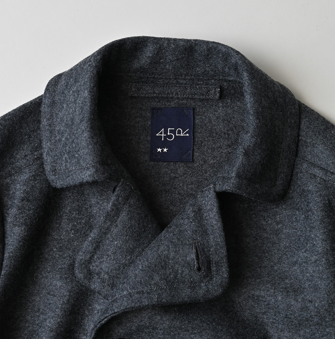 45R Jersey Flannel Annie Jacket (Gray Top-dyed)