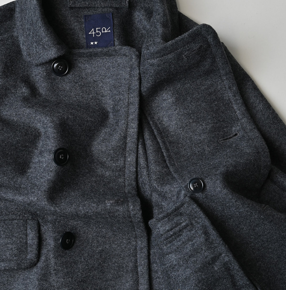 45R Jersey Flannel Annie Jacket (Gray Top-dyed)